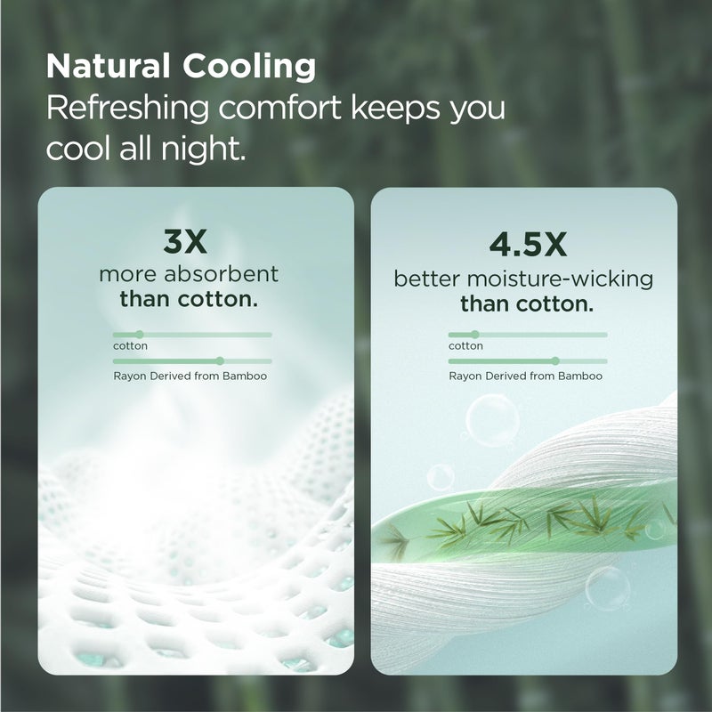 Bedsure Pillow Cases Queen, Cooling Pillow Cases, Rayon Derived from Bamboo Beige Pillowcases Queen Size Set of 2, Silky Soft & Breathable Bedding Pillow Covers with Envelope Closure, 20x30 Inches - Image 2