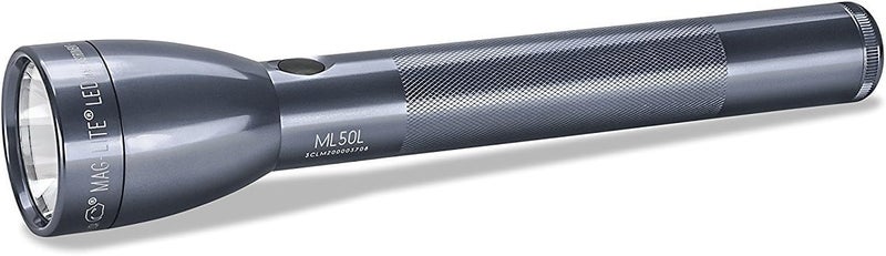 MagLite ML50L 3Cell C LED Flashlight Adjustable Beam High Low Modes WaterResistant Gray - Image 2