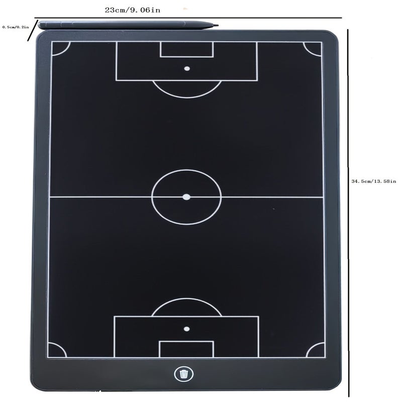 16 Inch LCD Football Coach Clipboard Electronic Football Training Board With Pen - Image 2