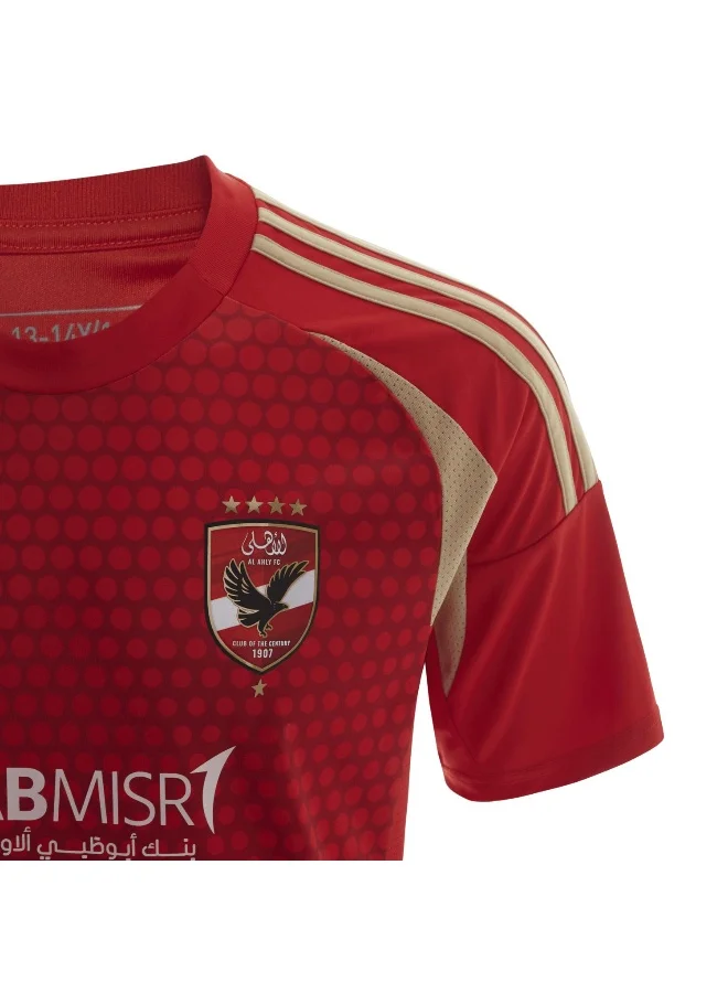 adidas تيشيرت أهلي أساسي للأطفال أحمر 128