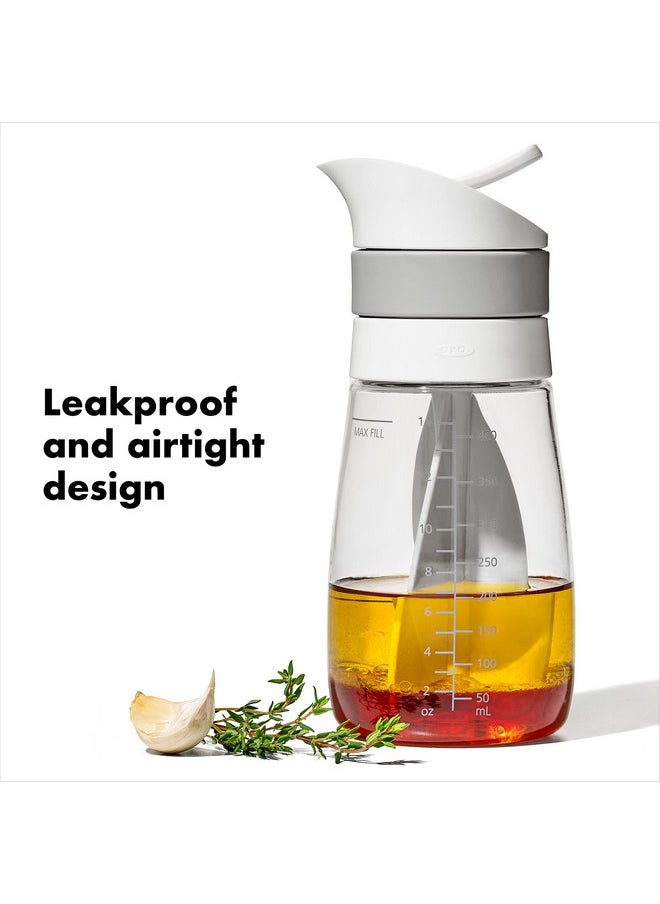 أوكسو خلاط صلصة السلطة OXO Good Grips Twist & Pour، رمادي، 14 أونصة، 0.44 كوارت  - Image 3