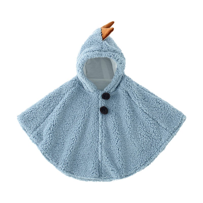 Clobeau Babys Car Seat Poncho Cute Toddler Hooded Poncho Cloak Coat Cape Coat Snowsuit Warm Ponchos Shawl Ponchos 03Years - Image 2