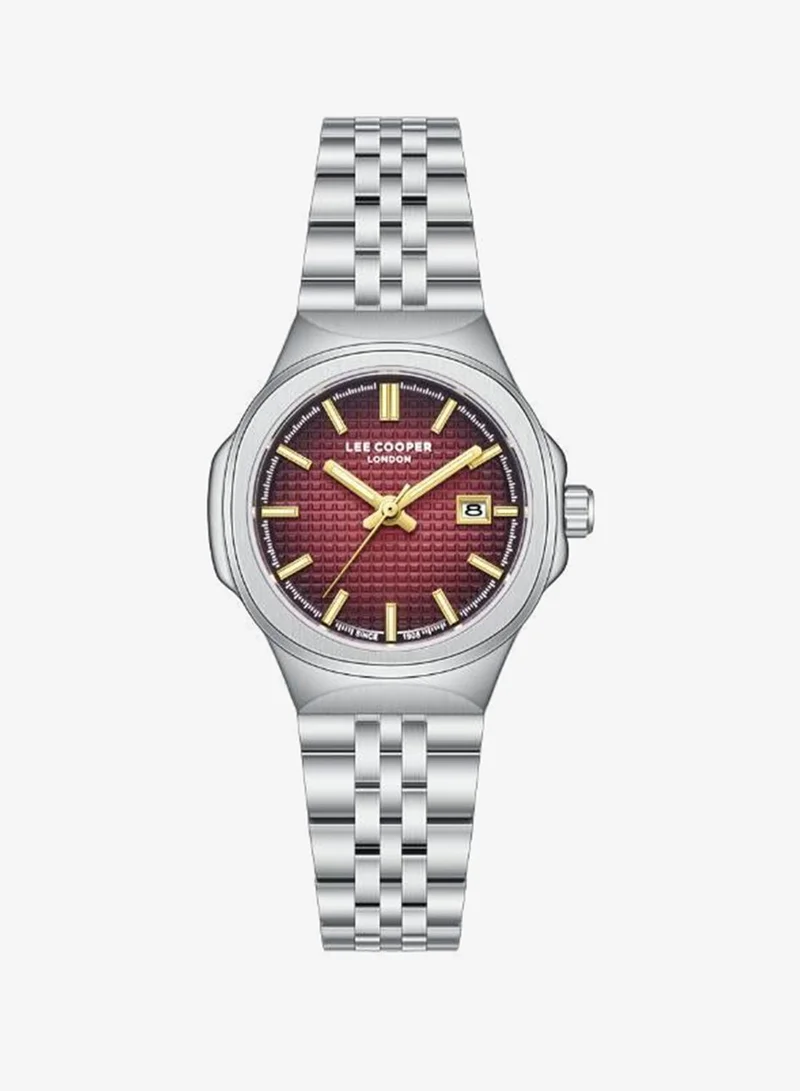 Lee Cooper Women's Metal DATE Watch LC08394.380 - 30 mm