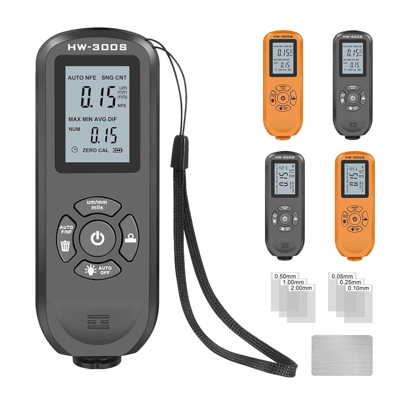 Brown Coating Thickness Gauge 0 2000um High Precision Paint Film Analyzer Meter - Image 3