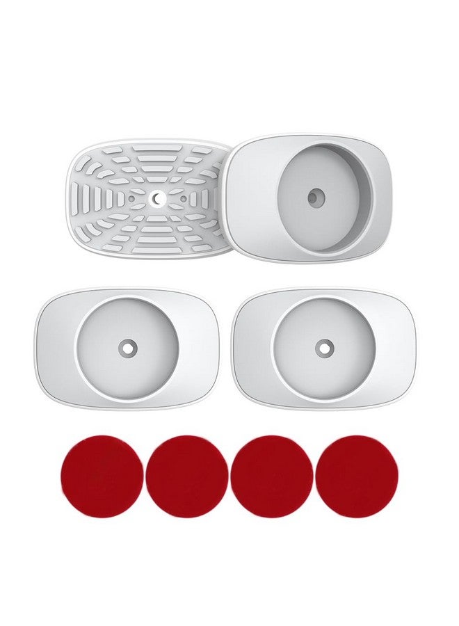 Eudemon Safety Baby Gate Wall Protector Wall Saver For Pressure Mounted Gate Protect Walls/Baseboard/Stairs/Door Frame/Doorways Work On Pet & Dog Gates Easy To Install (White, 4 Pack) - Image 1