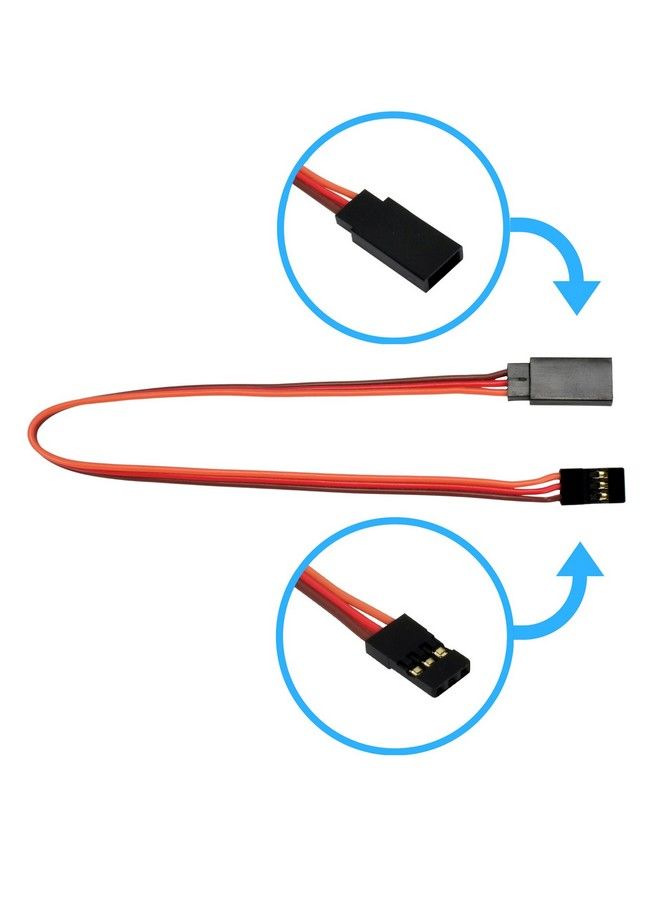 Apex RC Products Jr Style 9" / 225Mm Servo Extension 5 Pack 1010 - Image 3