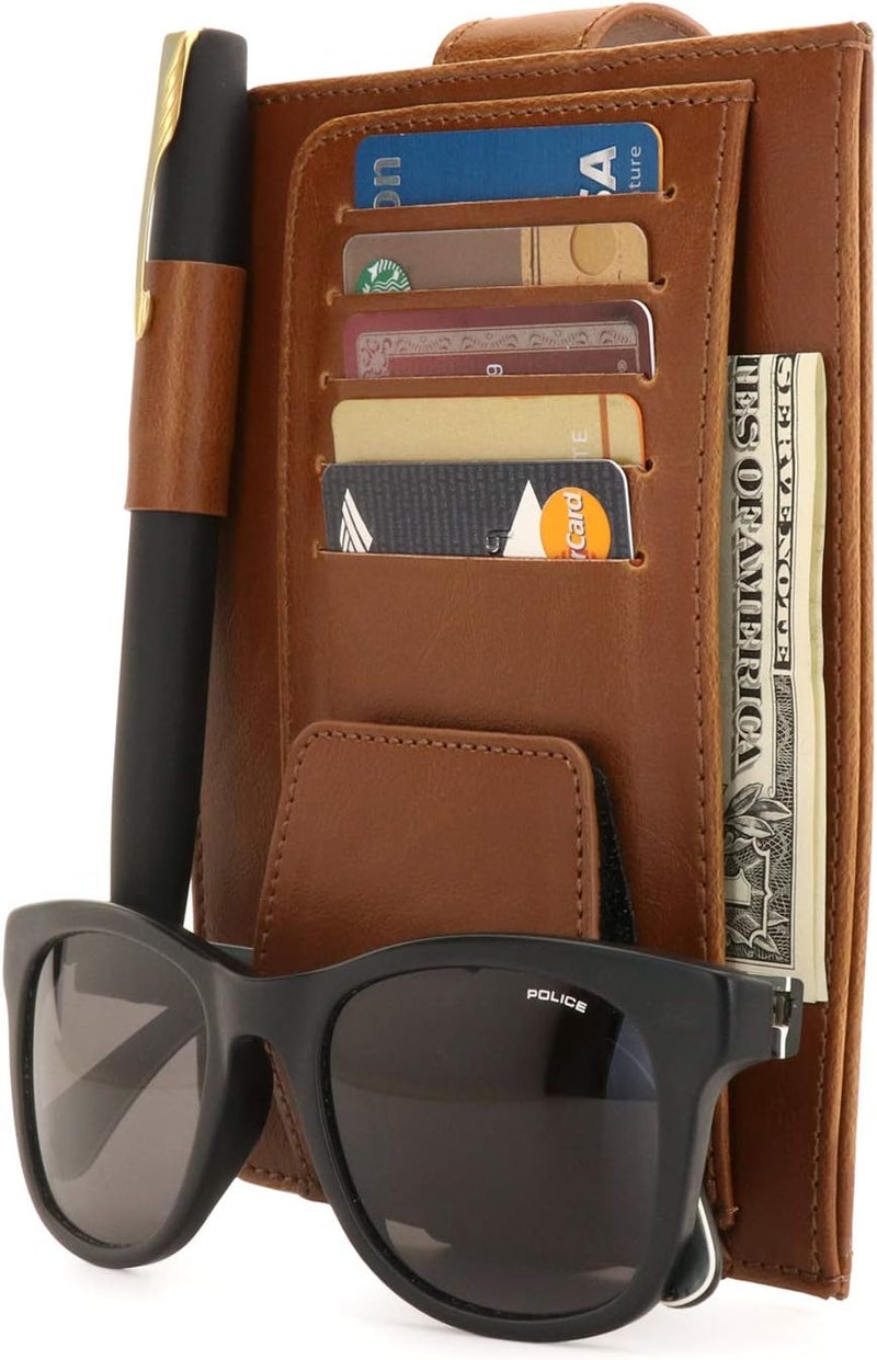 Londo Car Visor Organizer - Brown - Image 1