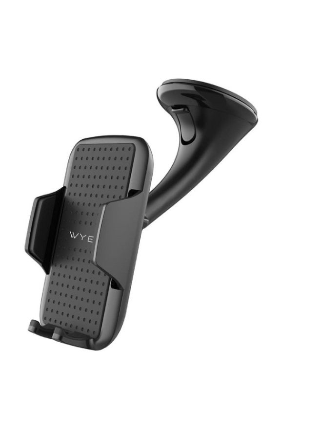 WYE Universal Windshield Car Phone Holder | 360° Rotatable Suction Mount | Strong Base | Compatible with All Smartphones - Image 4