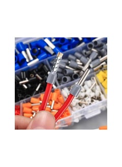 The Bros 800 Pcs Wire Ferrule Connectors Kit, AWG 22-10 Wire Ferrules Terminals Connectors Kit, Copper Nylon Insulated Cord Pin Ends Crimp Ferrules Connectors Terminals for Electric, Industrial  - Image 3