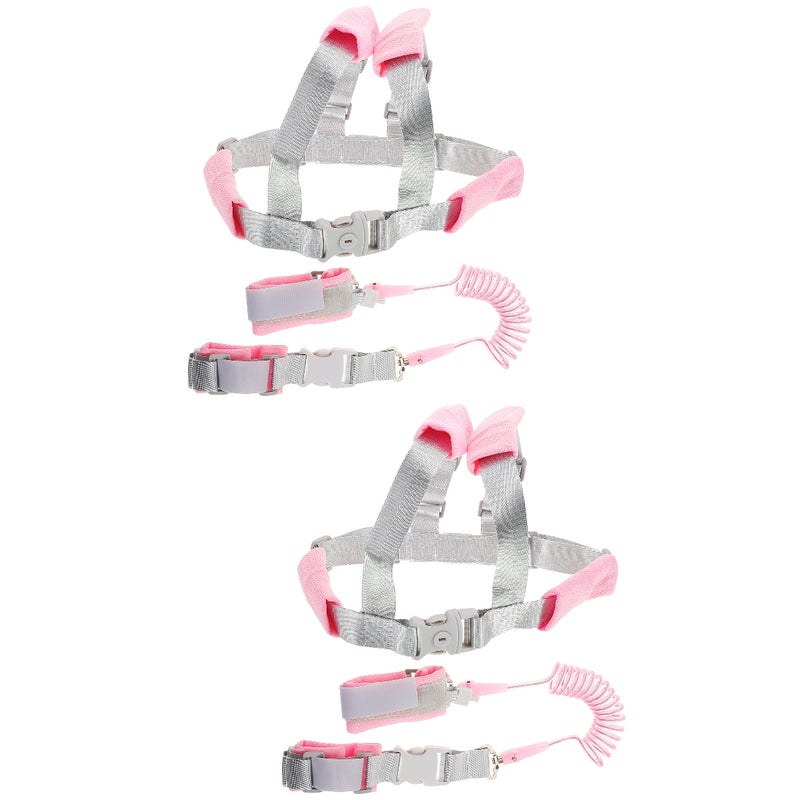2pcs Safety Anti-lost Leash Safety Child Leash Spring Rope Toddler Walking Safety - Image 1