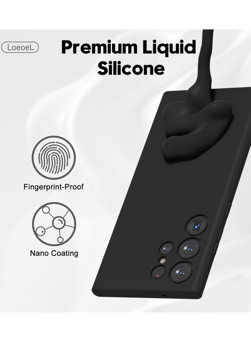 BORTONY Galaxy S22 Ultra Case Liquid Soft Silicone Camera Protection Cover Compatible with Galaxy S22 Ultra 6.8 inch  - Image 3