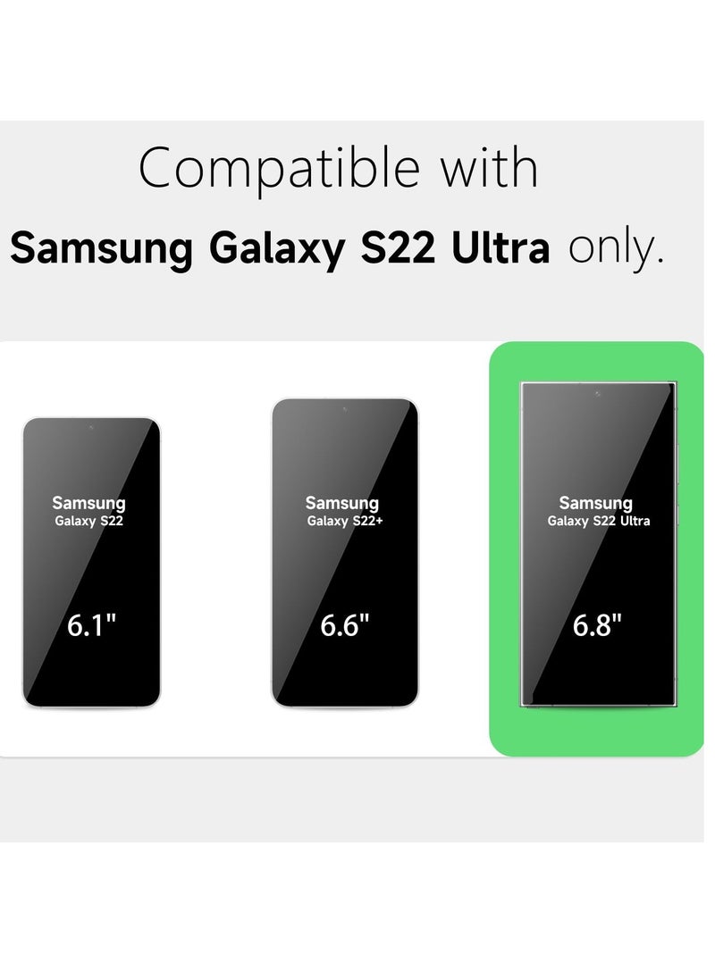 BORTONY Galaxy S22 Ultra Case Liquid Soft Silicone Camera Protection Cover Compatible with Galaxy S22 Ultra 6.8 inch  - Image 2
