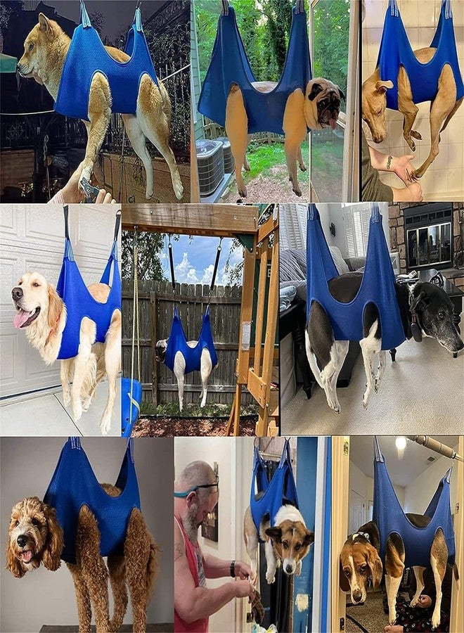JUXORI Pet Grooming Hammock for Dogs & Cats, Pet Grooming Hammock, Pet Grooming Sling, Dog Grooming Harness, Restraint Bag, Helper, Pet Nail Clip Bag for Grooming, Bathing, Nail Cutting, Ear, Eye Care - Image 3