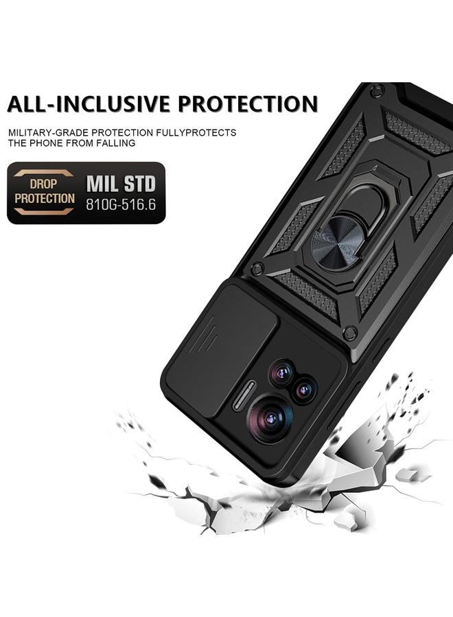 S-TOP Case For Motorola Edge 30 Ultra Sliding Camera Cover Design TPU+PC Phone Case - Image 3