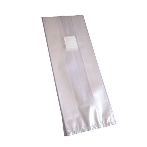 SUCOHANS Mushroom Bags,Mushroom Grow Bag/Farm-Mushroom Spawn Bags/Sealable Spawn/Myco Bags,Large Size 8" X 5" X 19",0.5 Micron Filter, 3 Mil Polypropylene,for Substrate Autoclavable Mushroom Cultivation - Image 2