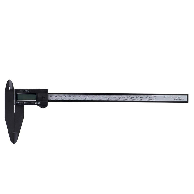 klarako Vernier Caliper, Digital Caliper, Electronic Micrometer Caliper Digital Ruler Caliper for Carpentry Home School Farm(300MM Long-jaw Carbon Caliper) - Image 1