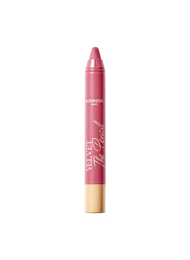 بورجوا باريس قلم شفاه Bourjois Paris Velvet The Pencil درجة 2 بلمسة مطفية مخملية وثبات طويل ولون أنيق - Image 1