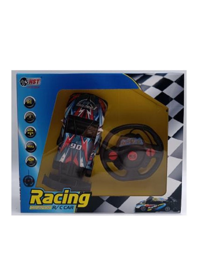 سيارة سباق عالية السرعة بأربع اتجاهات بتحكم عن بعد للأطفال بألوان متعددة 35 × 9.3 × 41 سم HST-777-385