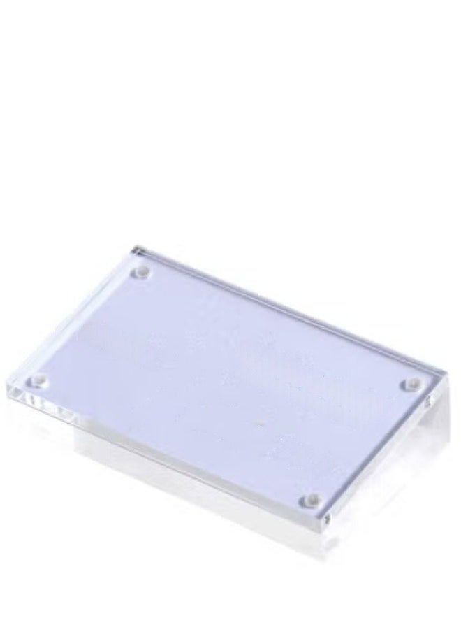 Eckek Eckek  Acrylic Label Holder Price Tag Displays Sign Holder Data Card Holder Table Top Sign Stand  - Image 2