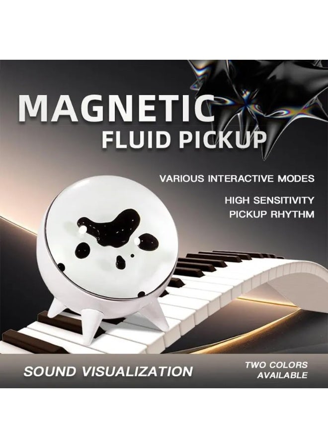 Ferrofluid Speaker, Ferrofluid Sound Visualizer, Dancing Ferrofluid, Rhythm Lamp Magnetic Fluid Sound Partner Dancing Ferrofluid Visual Music Mate Desktop Decor - Image 2