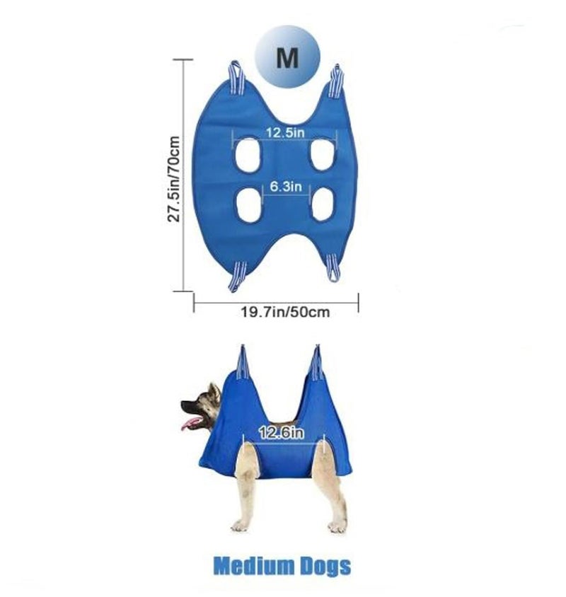 NYTRYD Pet Grooming Hammock with Nail Clippers/Nail Trimmers/Grooming Scissors, Dog Grooming Harness for Nail Trimming, Pet Grooming Sling Helper. - Image 2