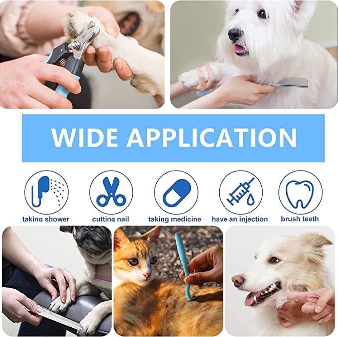 NYTRYD Pet Grooming Hammock with Nail Clippers/Nail Trimmers/Grooming Scissors, Dog Grooming Harness for Nail Trimming, Pet Grooming Sling Helper. - Image 5