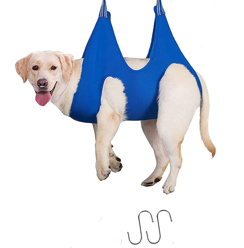 NYTRYD Pet Grooming Hammock with Nail Clippers/Nail Trimmers/Grooming Scissors, Dog Grooming Harness for Nail Trimming, Pet Grooming Sling Helper. - Image 1