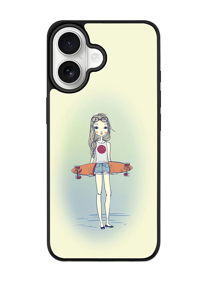 Stylizedd iPhone 17 Case, [Compatible with MagSafe] Slim Magnetic cover Phone Case iPhone 17 -Skater Girl - Image 1