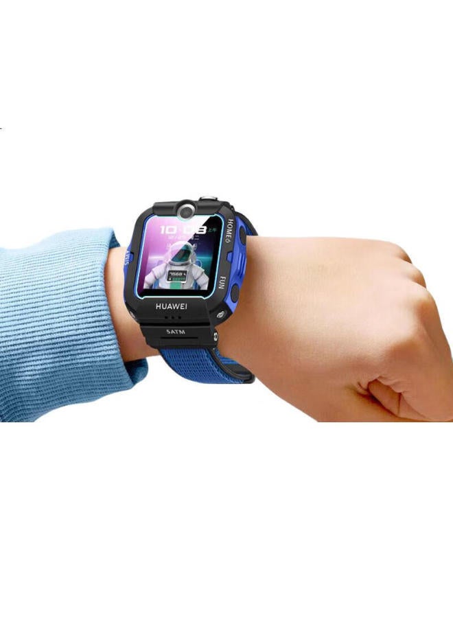 LANGLING [2 Pieces - Anti-Blue Light] Tempered Glass Screen Protector For Huawei Children'S Watch 5 Pro, Professional Eye Protection Full Screen Coverage Anti-Blue Light Automatic Adsorption Glass Fil - Image 2