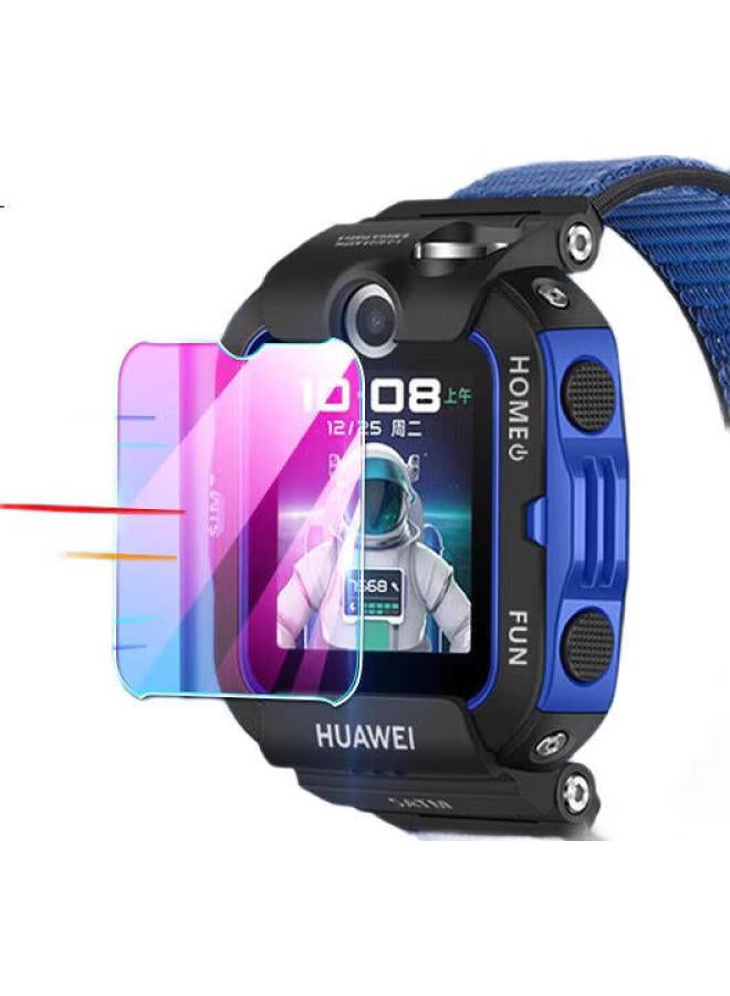 LANGLING [2 Pieces - Anti-Blue Light] Tempered Glass Screen Protector For Huawei Children'S Watch 5 Pro, Professional Eye Protection Full Screen Coverage Anti-Blue Light Automatic Adsorption Glass Fil - Image 1