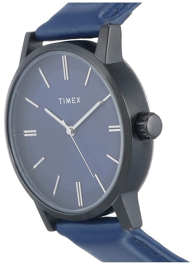 تيميكس ساعة تايمكس للرجال بمينا زرقاء انالوج - TWHG35SMU03 - Image 2