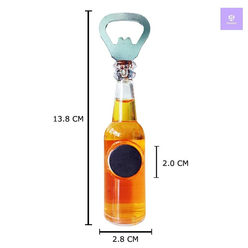 ISSAREE Magnetic Beer Bottle Opener Figure Beer Bottle Bar Refrigerator Decor Unique Birthday Gifts Collection (Corona Extra) - Image 2
