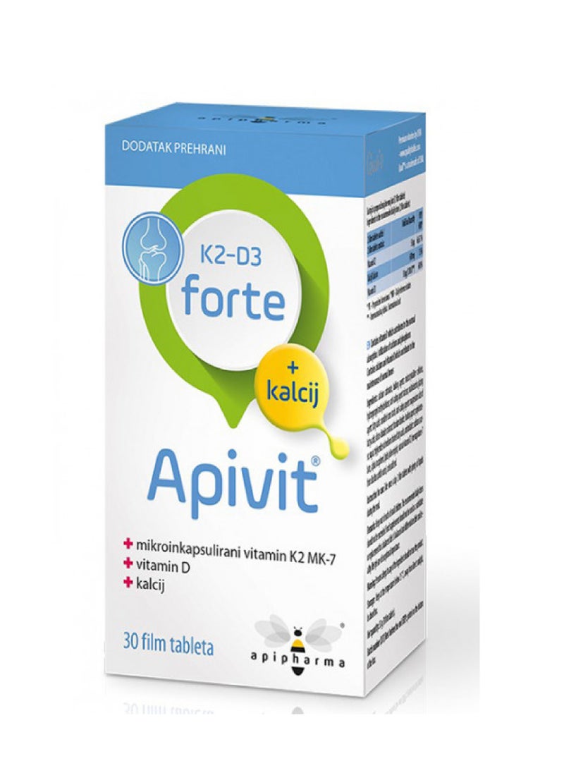Apivita - APIVIT D3-K2 FORTE TAB 30'S - Image 1