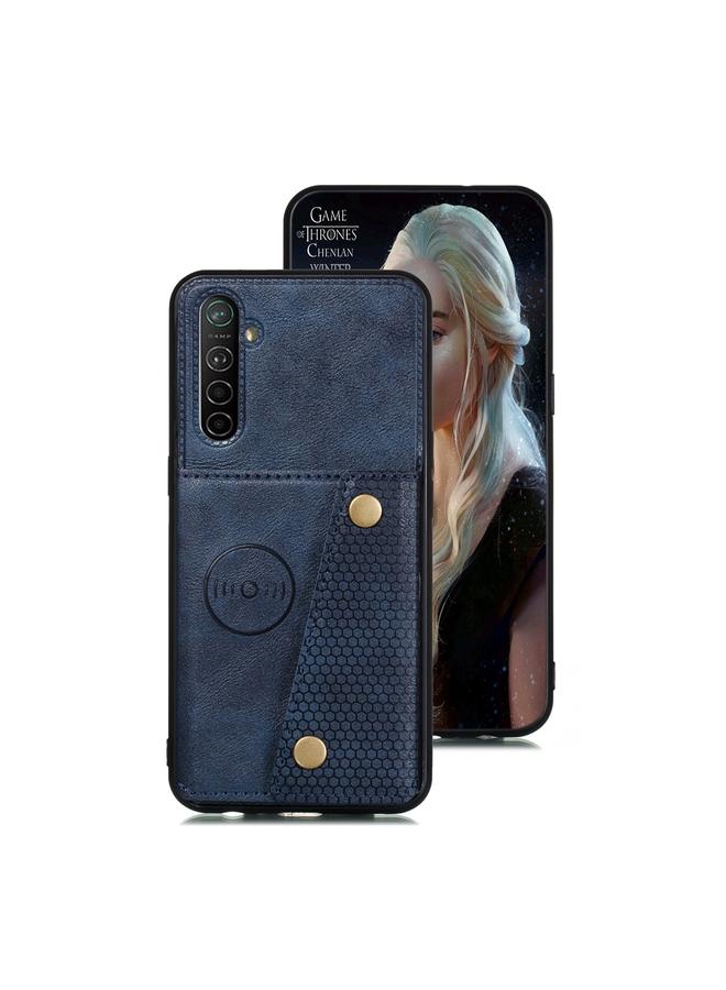 اس-توب جراب لهاتف OPPO Realme XT جراب واقٍ مغناطيسي مقاوم للصدمات من مادة البولي يوريثان الحراري + مادة TPU مع فتحات للبطاقات - Image 2