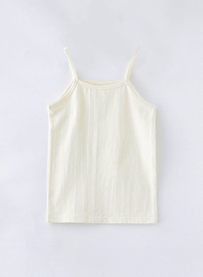 Yoehyaul 2-pack white vests for girls - Image 2