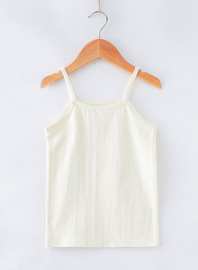 Yoehyaul 2-pack white vests for girls - Image 3