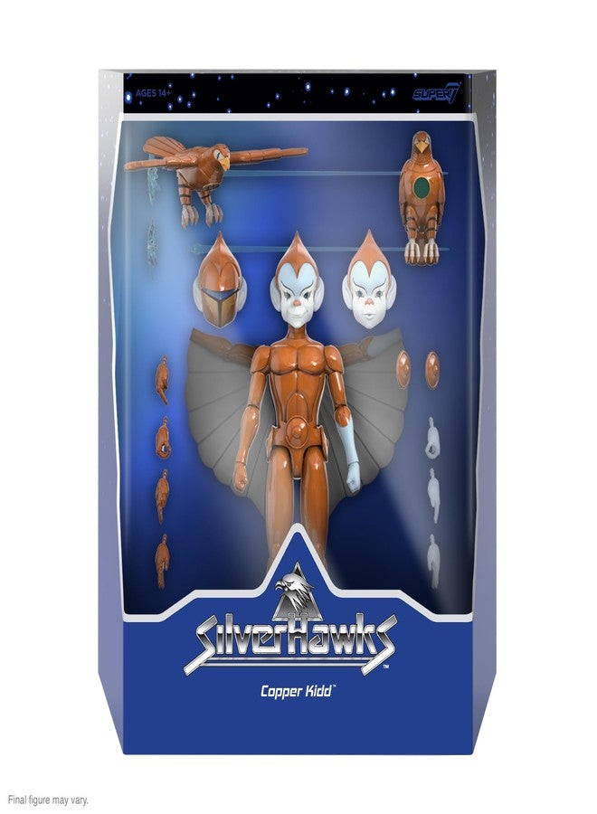 Super7 ULTIMATES! SilverHawks Copper Kidd - 7" SilverHawks Action Figure with Accessories Classic Cartoon Collectibles and Retro Toys - Image 2