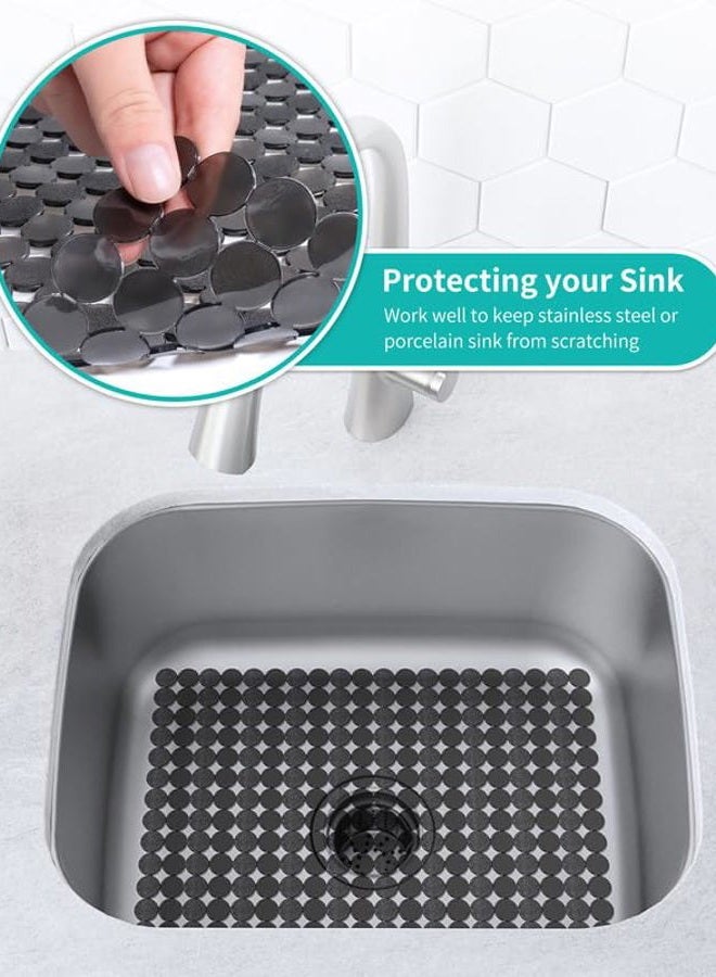 Bligli 2-Pack Kitchen Sink Mat: PVC Eco-Friendly Adjustable Sink Protector | Sink liner Pad | Dish Drying Mats, Easy to Clean & DIY Cut | 15.8 x 11.8 inch (Grey) - Image 4