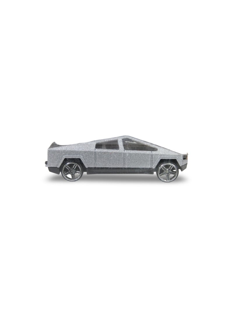 Die-Cast Model Car Mockup – Silver - Image 1