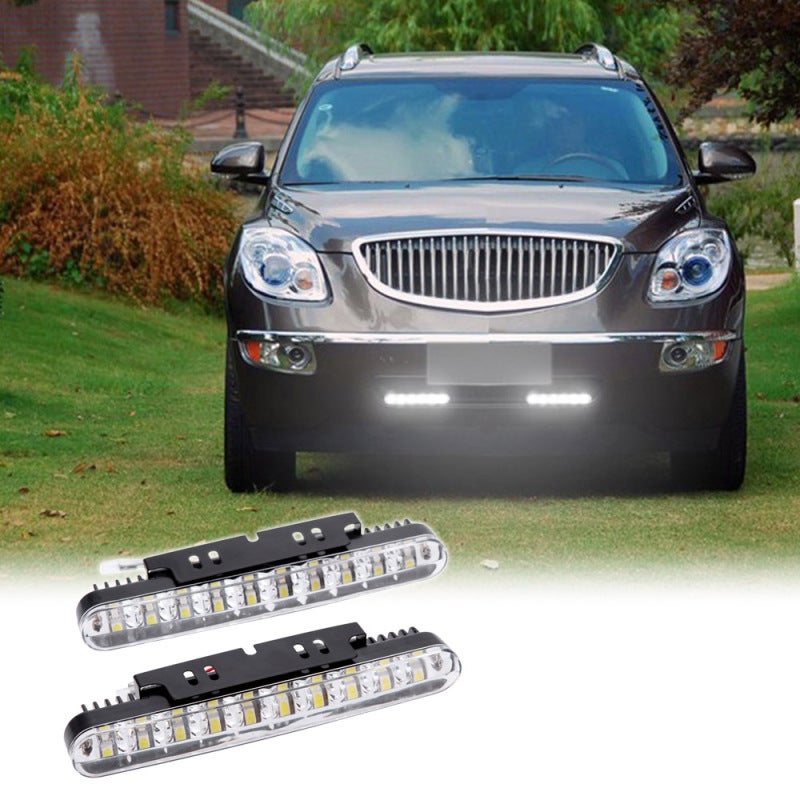 Car Light: 20 White DRL 10 Yellow Turn Signal Bulbs - Easy Install Adjustable Bracket, High Safety Long Lifespan Running Light for Car Exterior Decoration & Driving Safety - Image 5