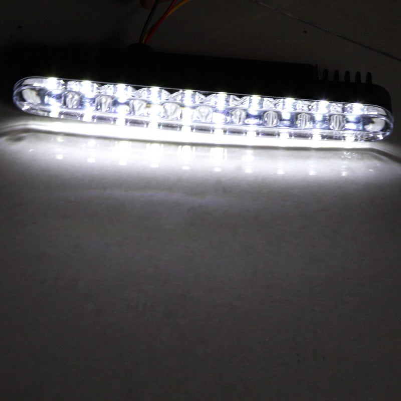 Car Light: 20 White DRL 10 Yellow Turn Signal Bulbs - Easy Install Adjustable Bracket, High Safety Long Lifespan Running Light for Car Exterior Decoration & Driving Safety - Image 4