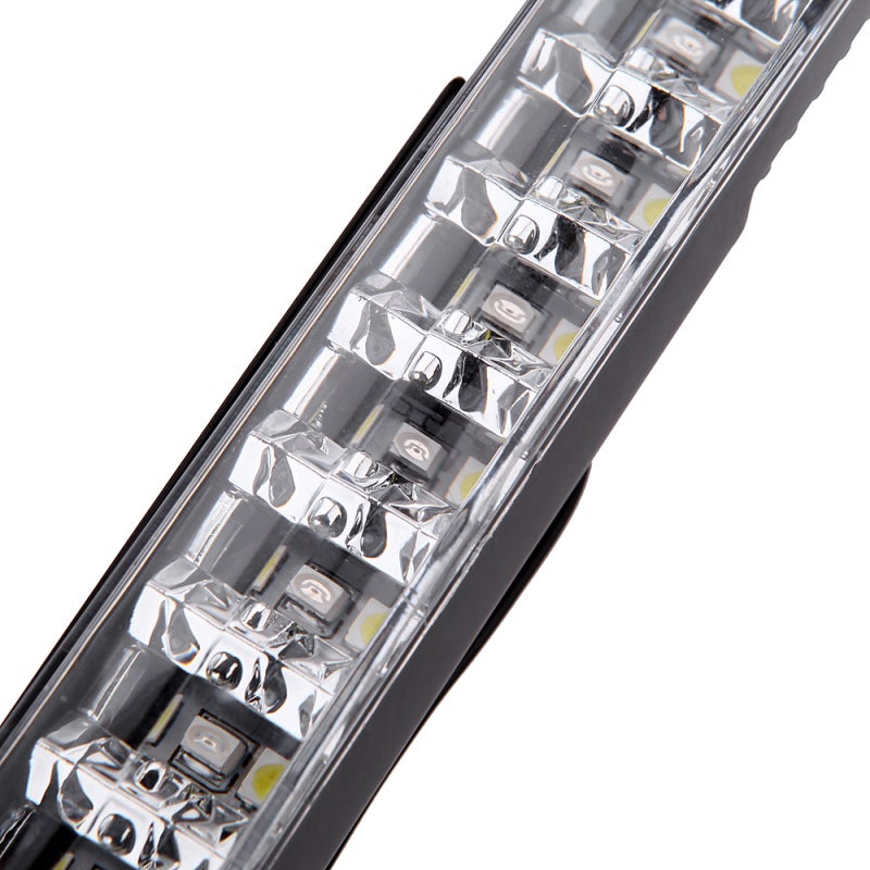 Car Light: 20 White DRL 10 Yellow Turn Signal Bulbs - Easy Install Adjustable Bracket, High Safety Long Lifespan Running Light for Car Exterior Decoration & Driving Safety - Image 2