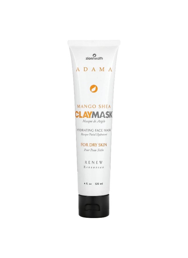 Zion Health Zion Health, Claymask, Mango Shea, 4 fl oz (120 ml)  - Image 1