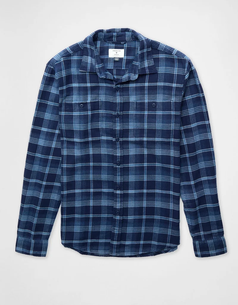 American Eagle  AE Flannel Shirt for Men | Best Price UAE