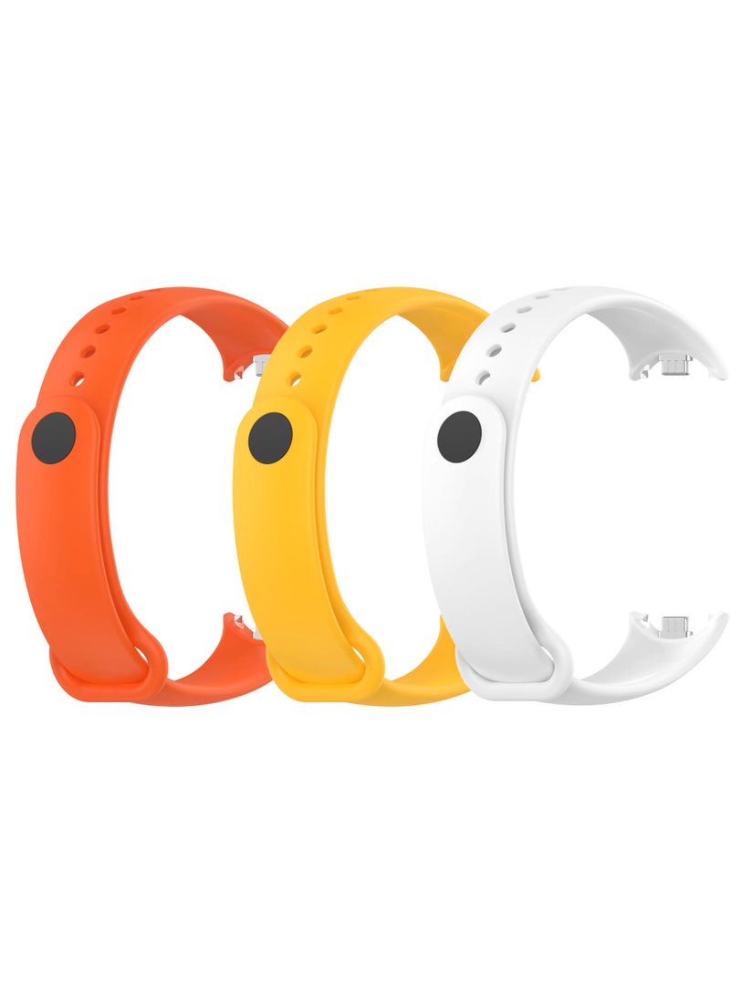 3PC Straps for Xiaomi Smart Band 10 / Mi Band 8,9,10 Soft Silicone Straps