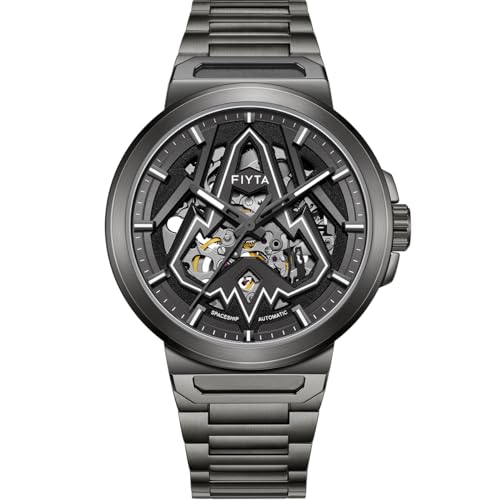 FIYTA Intergalactic Series Stainless Steel Mechanical Automatic Watch with Circle Case and Stainless Steel Strap for Men - Image 1
