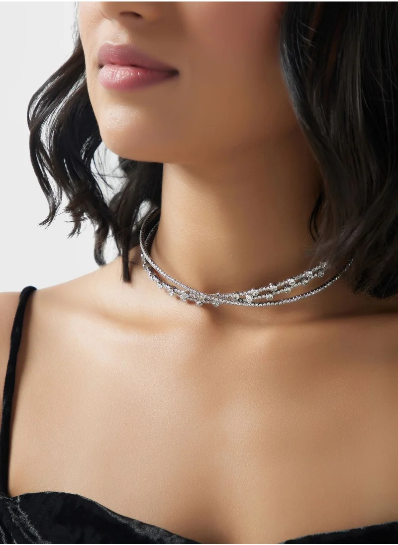 Ella Limited Edition Rhinestone Detail Choker