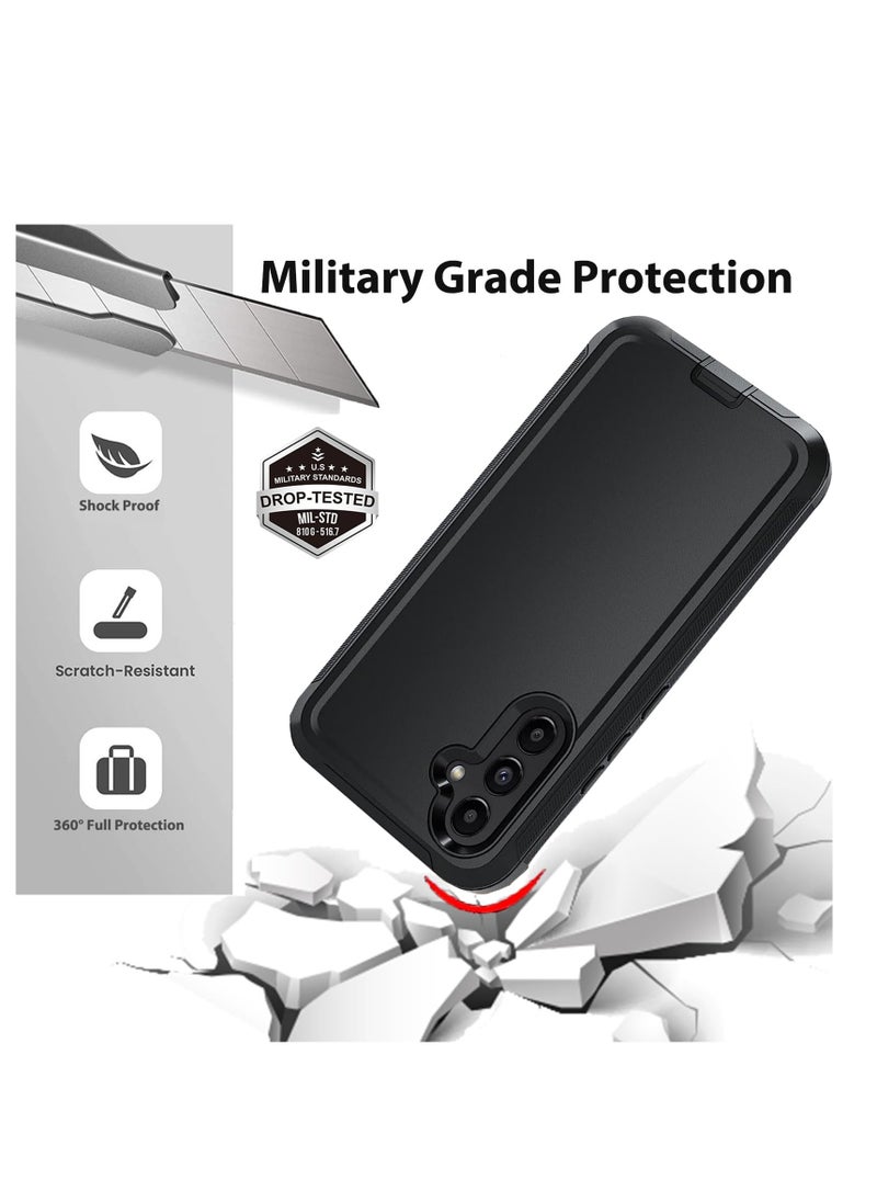Compatible for Samsung Galxay Z Fold 5 Case with Belt Clip Holster, Military Upgrade Protection, Shockproof Anti-Drop, Swivel Belt Clip Holster Case with Kickstand for Galaxy Z Fold 5(Black)