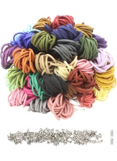 Generic Leather cord,flat leather cord,leather cord,faux thread,11 colors leather cord,faux suede,faux suede,leather cord,faux,with clip,for DIY bracelet necklace jewelry craft  - Image 3