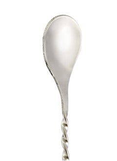 BarPros BarPros Professional Grade Stainless Steel Mixing Spoon with Flat End, 30cm - Silver  - Image 2